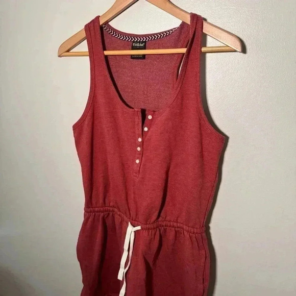 Farwest boho western romper burnt orange  S - Picture 3 of 5
